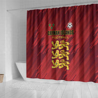 Football Cayman Islands Shower Curtain The Turtles Come On - Wonder Print Shop