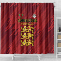 Football Cayman Islands Shower Curtain The Turtles Come On - Wonder Print Shop