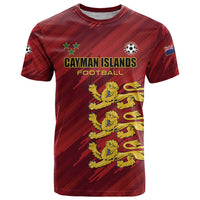 Custom Football Cayman Islands T Shirt The Turtles Come On - Wonder Print Shop