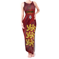 Custom Football Cayman Islands Tank Maxi Dress The Turtles Come On - Wonder Print Shop