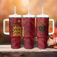 Custom Football Cayman Islands Tumbler With Handle The Turtles Come On - Wonder Print Shop