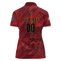 Custom Football Cayman Islands Women Polo Shirt The Turtles Come On - Wonder Print Shop