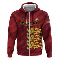 Custom Football Cayman Islands Zip Hoodie The Turtles Come On - Wonder Print Shop