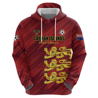 Custom Football Cayman Islands Zip Hoodie The Turtles Come On - Wonder Print Shop