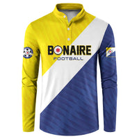 Custom Football Bonaire Button Sweatshirt Boneiru Caribbean Warriors - Wonder Print Shop