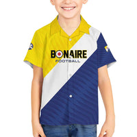 Custom Football Bonaire Kid Hawaiian Shirt Boneiru Caribbean Warriors - Wonder Print Shop