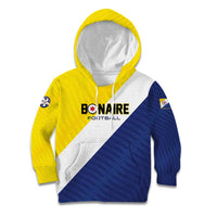 Custom Football Bonaire Kid Hoodie Boneiru Caribbean Warriors - Wonder Print Shop