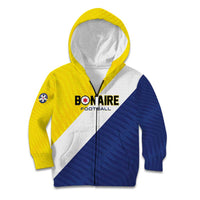 Custom Football Bonaire Kid Hoodie Boneiru Caribbean Warriors - Wonder Print Shop