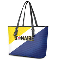 Football Bonaire Leather Tote Bag Boneiru Caribbean Warriors - Wonder Print Shop