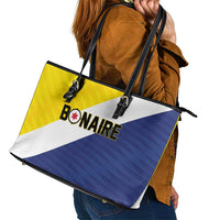 Football Bonaire Leather Tote Bag Boneiru Caribbean Warriors - Wonder Print Shop