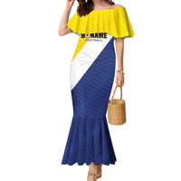 Custom Football Bonaire Mermaid Dress Boneiru Caribbean Warriors - Wonder Print Shop