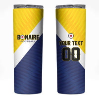 Custom Football Bonaire Skinny Tumbler Boneiru Caribbean Warriors - Wonder Print Shop