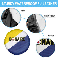 Football Bonaire Spare Tire Cover Boneiru Caribbean Warriors - Wonder Print Shop