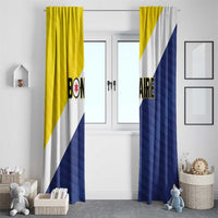 Football Bonaire Window Curtain Boneiru Caribbean Warriors - Wonder Print Shop