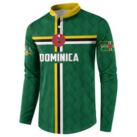 Custom Football Dominica Button Sweatshirt Los Pericos Go Champions - Wonder Print Shop