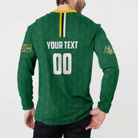 Custom Football Dominica Button Sweatshirt Los Pericos Go Champions - Wonder Print Shop