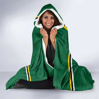 Football Dominica Hooded Blanket Los Pericos Go Champions - Wonder Print Shop