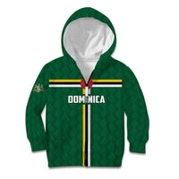 Custom Football Dominica Kid Hoodie Los Pericos Go Champions - Wonder Print Shop