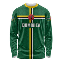 Custom Football Dominica Long Sleeve Shirt Los Pericos Go Champions - Wonder Print Shop