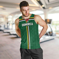 Custom Football Dominica Men Tank Top Los Pericos Go Champions - Wonder Print Shop