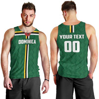 Custom Football Dominica Men Tank Top Los Pericos Go Champions - Wonder Print Shop
