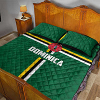 Football Dominica Quilt Bed Set Los Pericos Go Champions - Wonder Print Shop