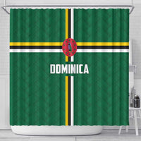 Football Dominica Shower Curtain Los Pericos Go Champions - Wonder Print Shop