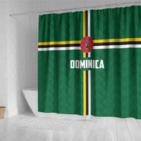 Football Dominica Shower Curtain Los Pericos Go Champions - Wonder Print Shop