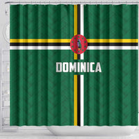 Football Dominica Shower Curtain Los Pericos Go Champions - Wonder Print Shop