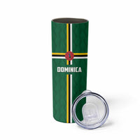 Custom Football Dominica Skinny Tumbler Los Pericos Go Champions - Wonder Print Shop