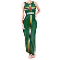 Custom Football Dominica Tank Maxi Dress Los Pericos Go Champions - Wonder Print Shop