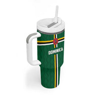 Custom Football Dominica Tumbler With Handle Los Pericos Go Champions - Wonder Print Shop