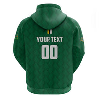 Custom Football Dominica Zip Hoodie Los Pericos Go Champions - Wonder Print Shop