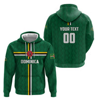 Custom Football Dominica Zip Hoodie Los Pericos Go Champions - Wonder Print Shop