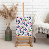Hummingbirds Colorful Canvas Wall Art Unique Stylized - Wonder Print Shop
