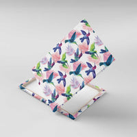 Hummingbirds Colorful Canvas Wall Art Unique Stylized - Wonder Print Shop