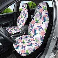Hummingbirds Colorful Car Seat Cover Unique Stylized - Wonder Print Shop