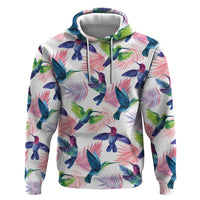 Hummingbirds Colorful Hoodie Unique Stylized - Wonder Print Shop