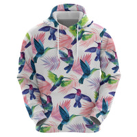 Hummingbirds Colorful Hoodie Unique Stylized - Wonder Print Shop