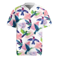 Hummingbirds Colorful Rugby Jersey Unique Stylized - Wonder Print Shop