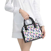Hummingbirds Colorful Shoulder Handbag Unique Stylized - Wonder Print Shop