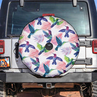 Hummingbirds Colorful Spare Tire Cover Unique Stylized - Wonder Print Shop