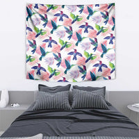 Hummingbirds Colorful Tapestry Unique Stylized - Wonder Print Shop