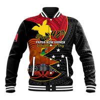Papua New Guinea Independence Day Baseball Jacket Happy PNG 48th Anniversary - Wonder Print Shop
