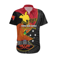 Personalised Papua New Guinea Independence Day Hawaiian Shirt Happy PNG 48th Anniversary - Wonder Print Shop