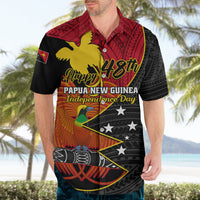 Personalised Papua New Guinea Independence Day Hawaiian Shirt Happy PNG 48th Anniversary - Wonder Print Shop