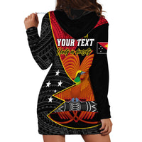 Personalised Papua New Guinea Independence Day Hoodie Dress Happy PNG 48th Anniversary - Wonder Print Shop