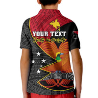 Personalised Papua New Guinea Independence Day Kid Polo Shirt Happy PNG 48th Anniversary - Wonder Print Shop