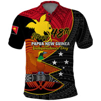 Personalised Papua New Guinea Independence Day Polo Shirt Happy PNG 48th Anniversary - Wonder Print Shop