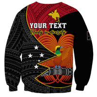 Personalised Papua New Guinea Independence Day Sweatshirt Happy PNG 48th Anniversary - Wonder Print Shop